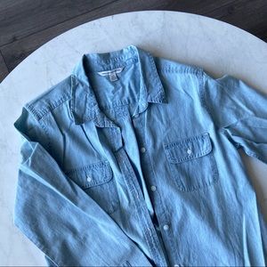 Denim Button-Down Shirt